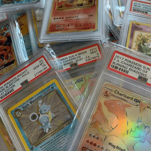 One Random PSA Graded and Authenticated Encased Pokemon Card